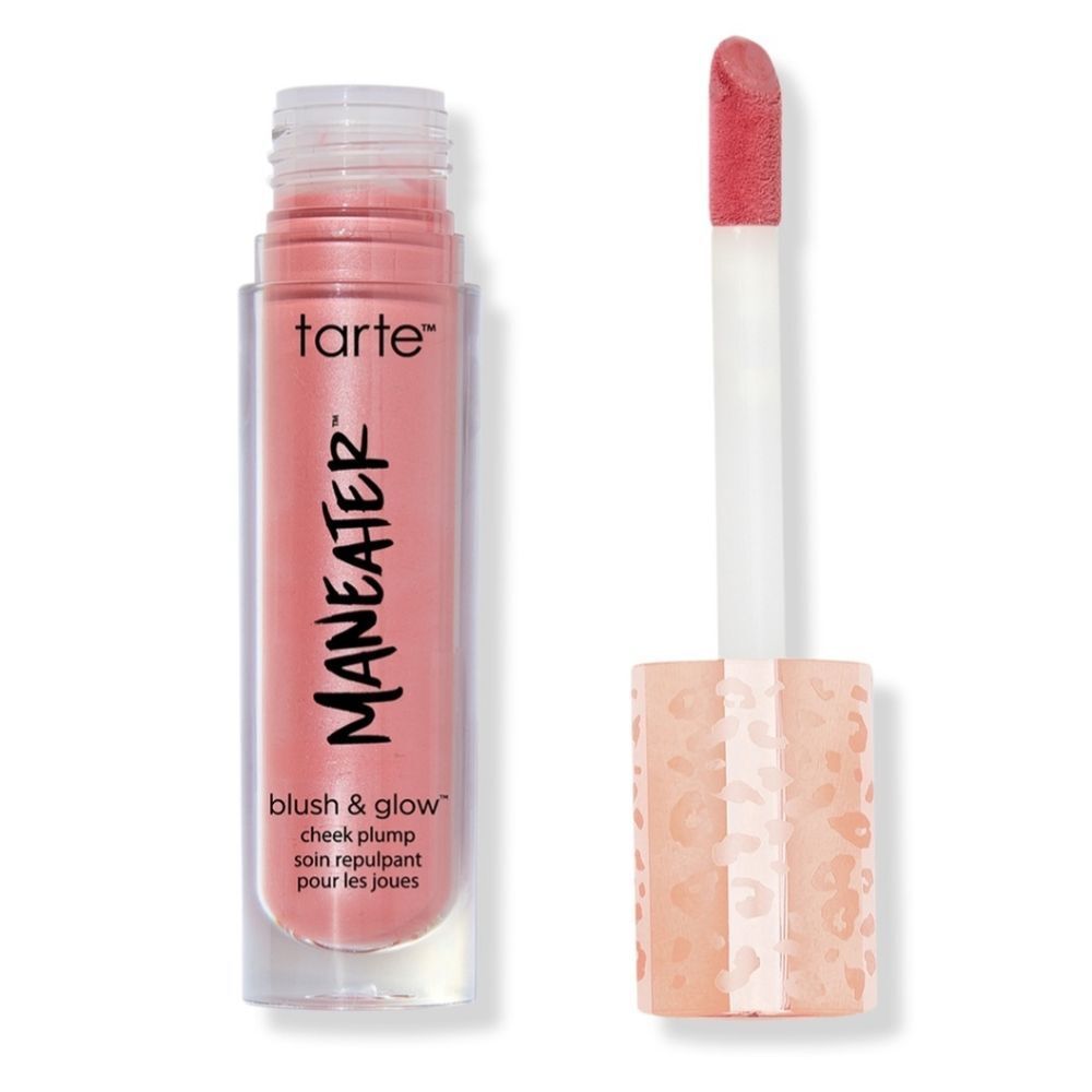 Tarte Maneater Blush & Glow Cheek Plump Hybrid Blush/Highlighter Pink New!
